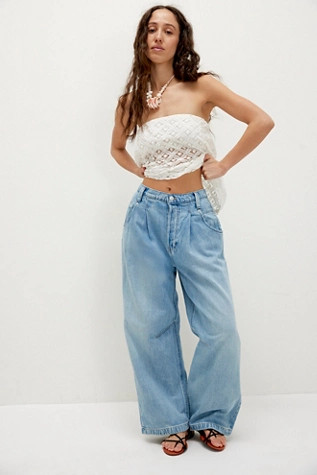CRVY Nash Pull-On Jeans | Free People (Global - UK&FR Excluded)