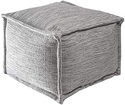 nuLOOM Sofia Casual Solid Indoor/Outdoor Filled Ottoman Pouf | Amazon (US)