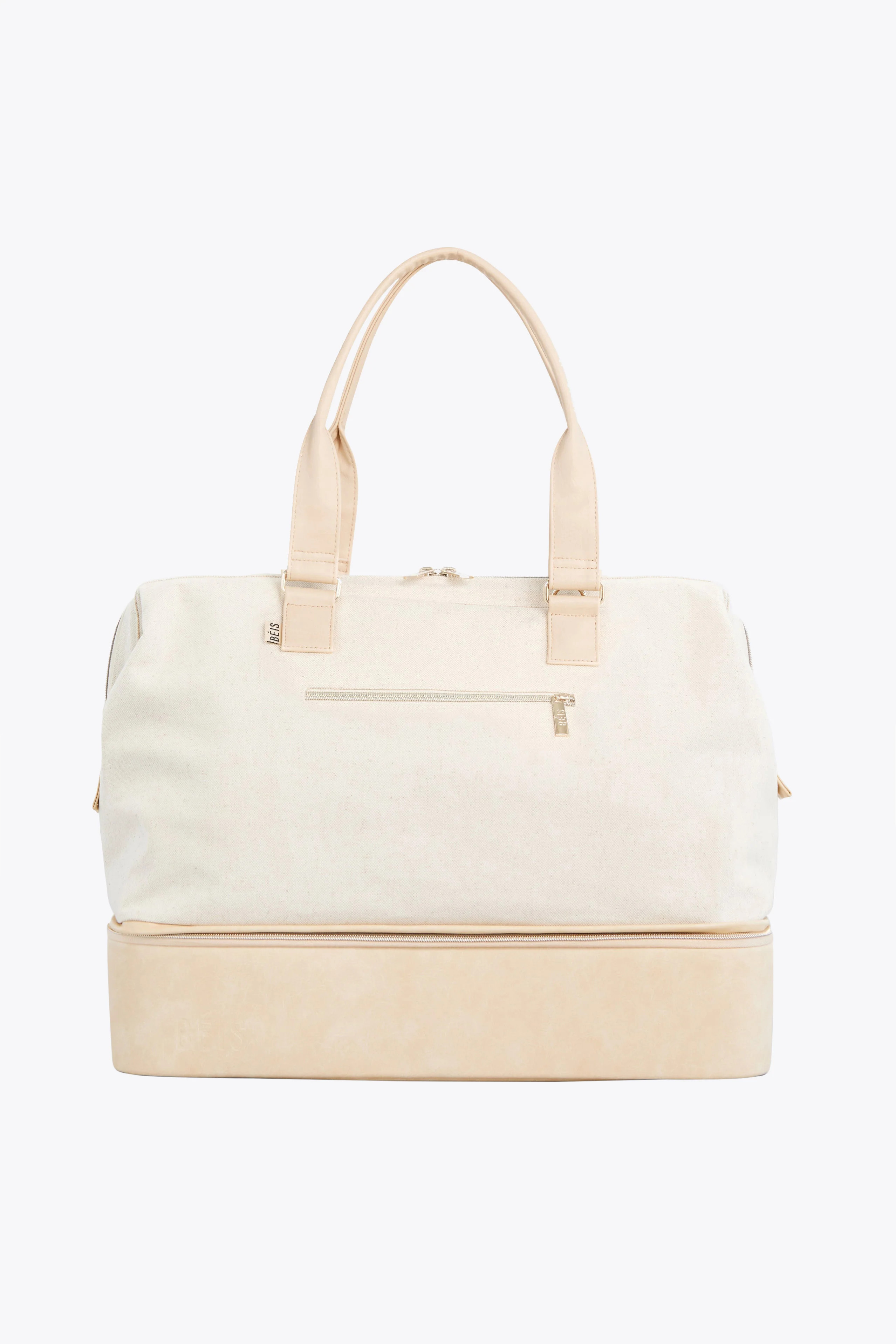 The Convertible Weekender in Beige | BÉIS Travel