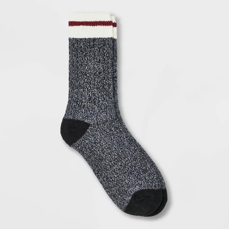 Women's Striped Cuff Super Soft Crew Boot Socks - Universal Thread™ | Target