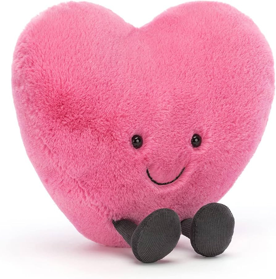 Jellycat Large Amuseable Pink Heart Collectable Stuffed Plush Decoration | Amazon (UK)