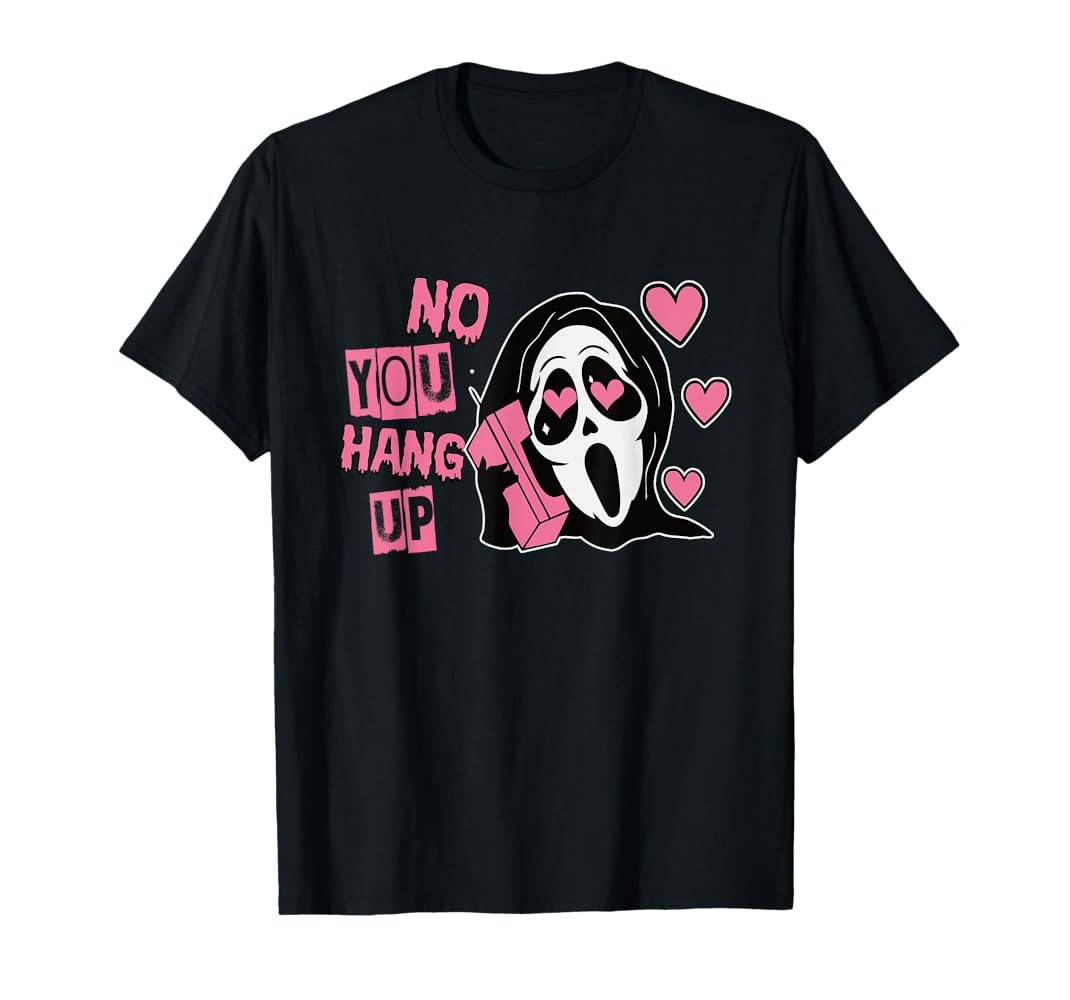 Funny No You Hang Up First Gho-st Calling Hello Halloween T-Shirt | Amazon (US)