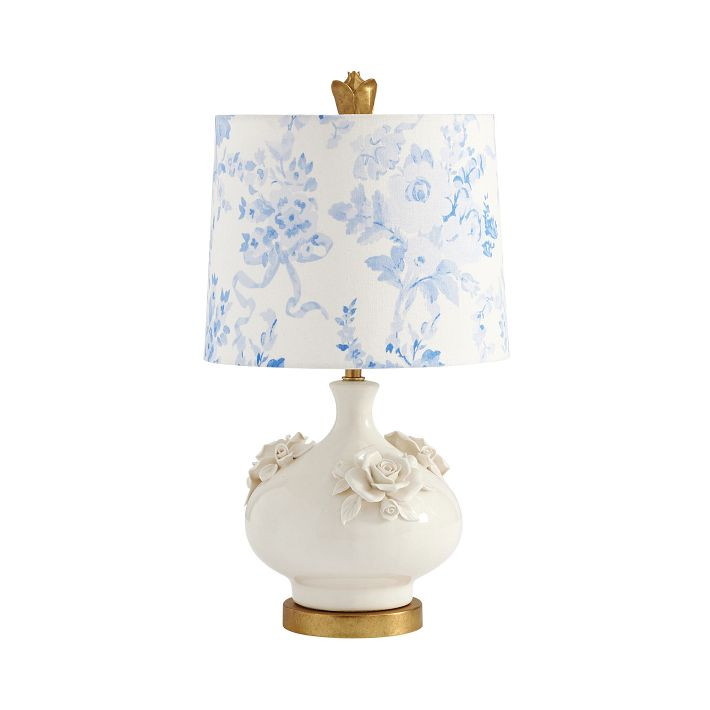 LoveShackFancy Floral Table Lamp | Pottery Barn Teen
