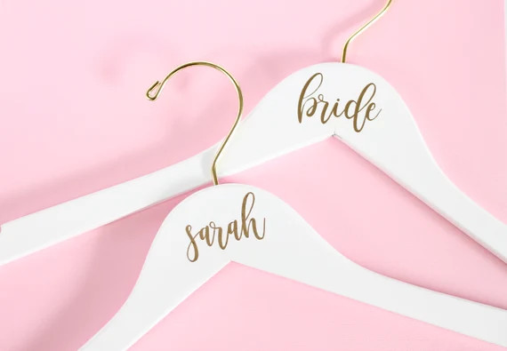 Custom Bridal Party Hanger  Bridesmaid Hanger  Bride Hanger | Etsy | Etsy (US)
