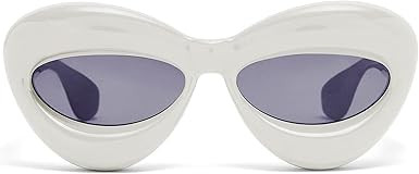 Akirawang Fashion Inflated Cat-eye Sunglasses for Women Oversized Frame Sexy Lip Candy Color Glas... | Amazon (US)