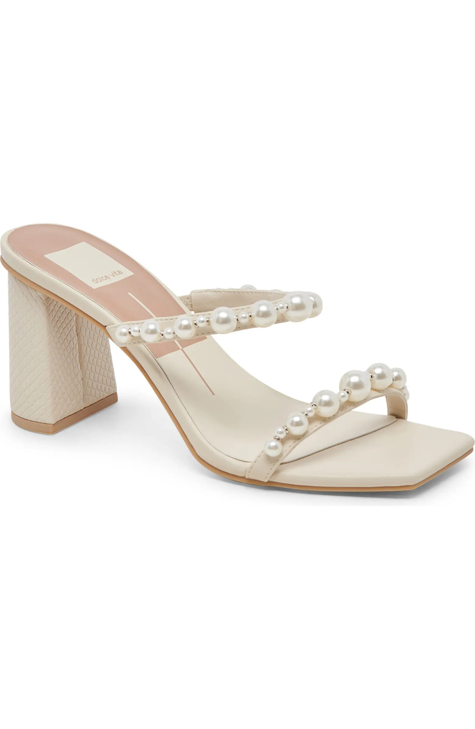Dolce Vita Perna Imitation Pearl Slide Sandal (Women) | Nordstromrack | Nordstrom Rack