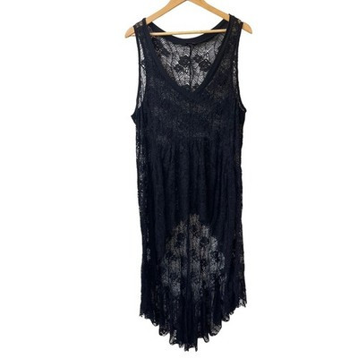 Torrid Crochet Lace Mesh High Low Tunic Top 2X Whimsigoth Fairy Grunge Boho | eBay US