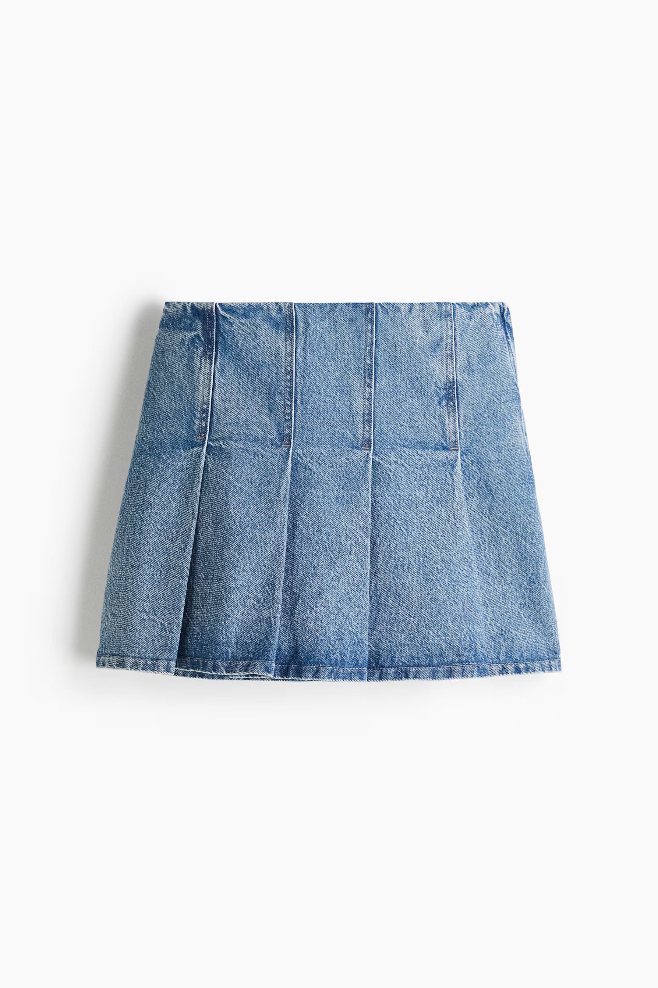 Pleated Denim Skirt | H&M (US + CA)