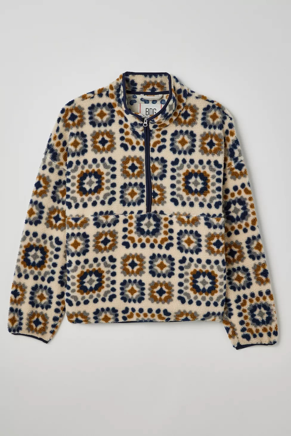 BDG Yosemite Half-Zip Pile Fleece Sweatshirt | Urban Outfitters (US and RoW)