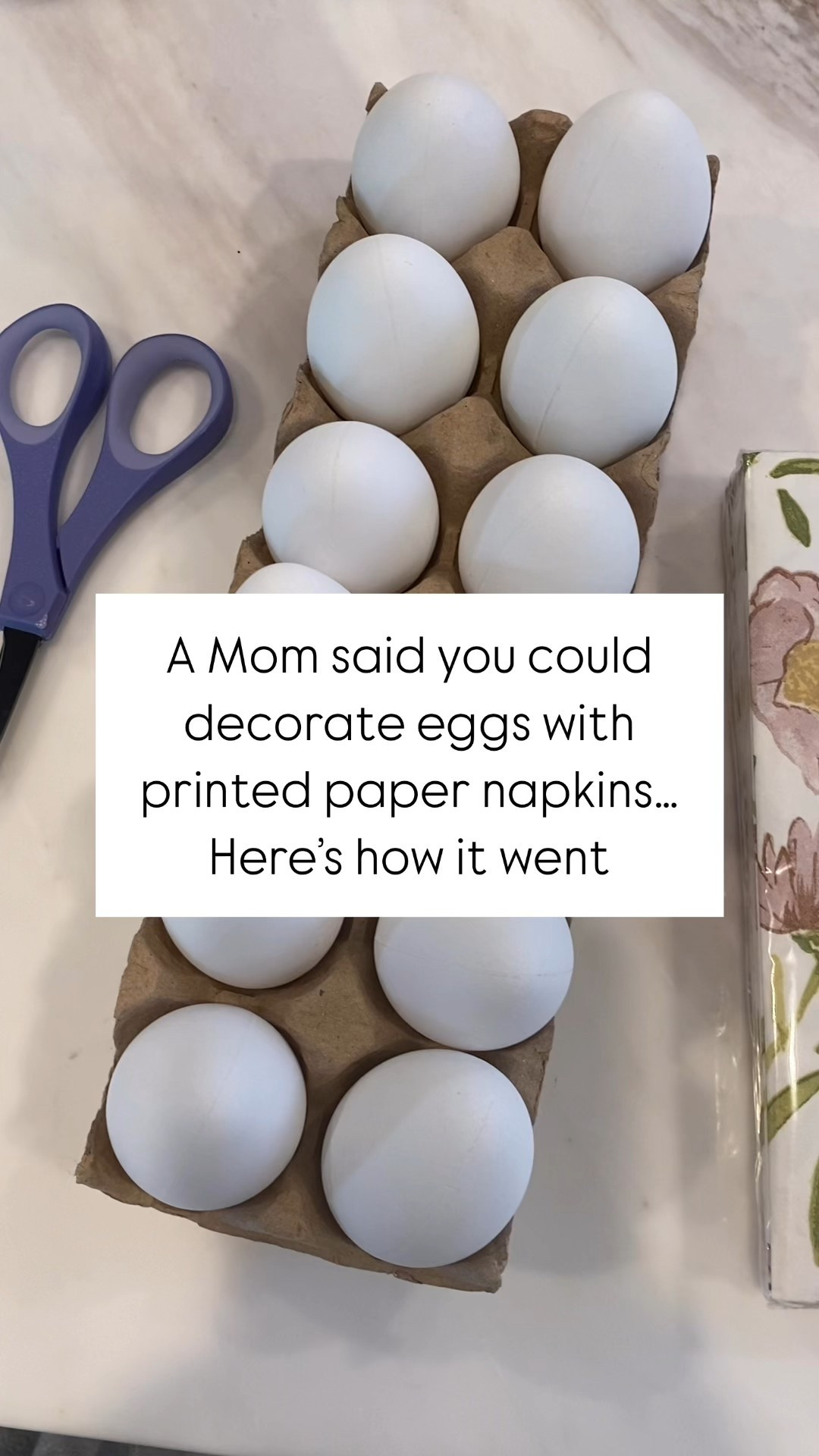 We tried this fun Easter decor, DIY and it turned out great.  I’ve linked all the supplies you need. You can use any paper napkin for this. I’ve linked some of my faves.

#EasterDecor #EasterEggs #EasterDecorations #EasterDIY #EasterInspo