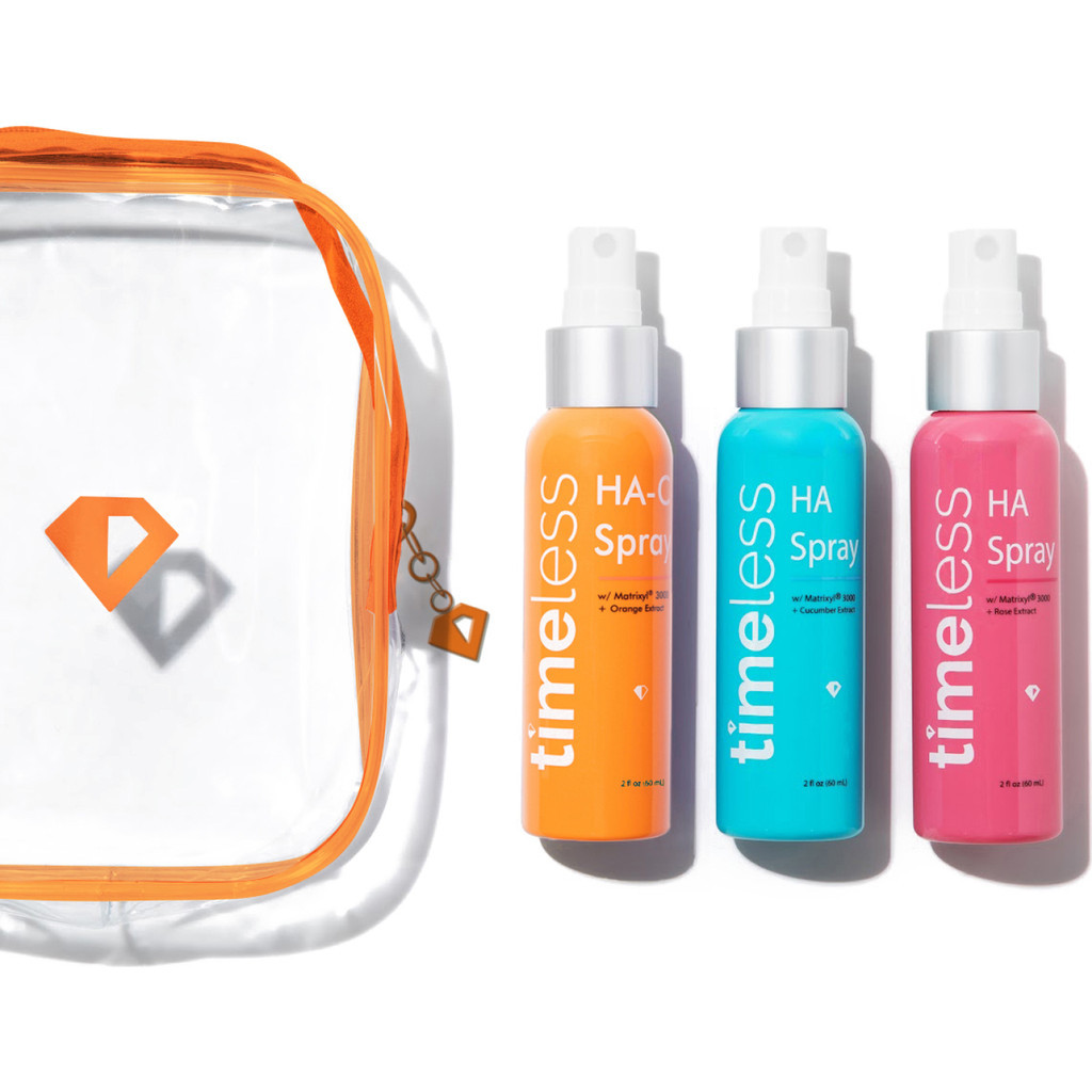 Timeless Skin Care Mini Hydrating Peptide Spray Summer Set in Orange at Nordstrom | Nordstrom