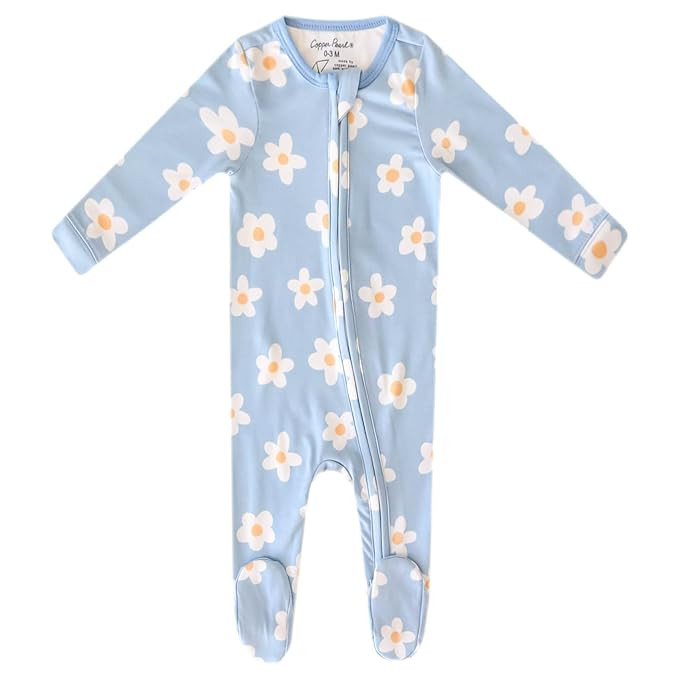 Copper Pearl Zip-Up Footie Baby Pajamas: Ultra-Soft Boys Pajamas and Girls Pajamas, Premium Knit ... | Amazon (US)
