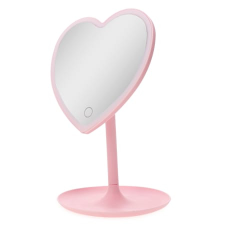 Heart-Shaped LED Vanity Mirror 13.5in | Five Below