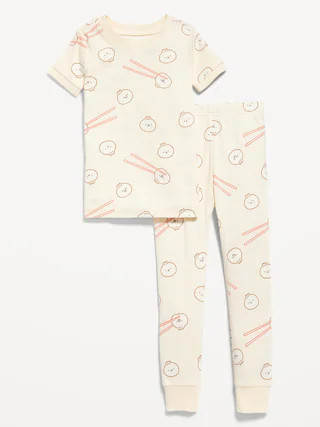 Unisex Snug-Fit Printed Pajama Set for Toddler & Baby | Old Navy (US)