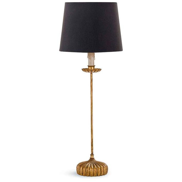Regina Andrew Clove Stem 28 1/2" Black and Gold Buffet Table Lamp | Lamps Plus
