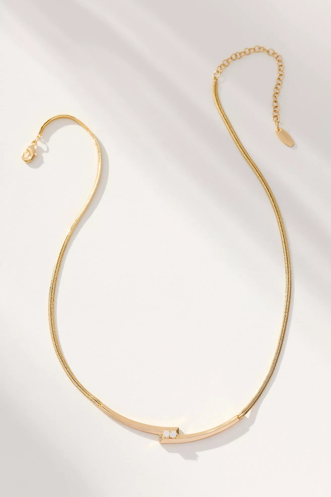 Overlap Tube Necklace | Anthropologie (US)