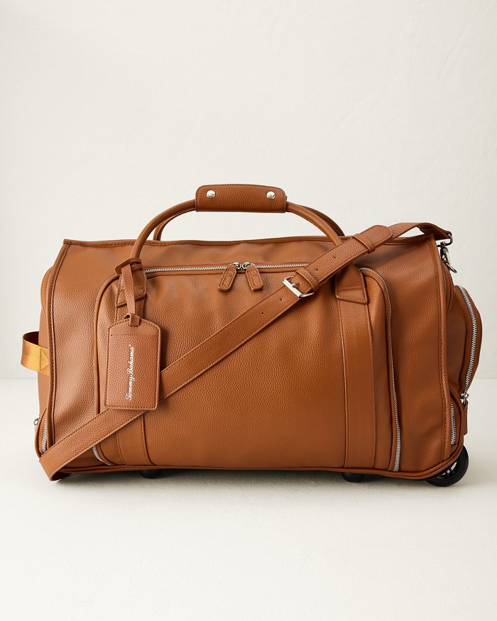 Brett Chestnut 2-In-1 Roller Garment Duffel Bag | Tommy Bahama
