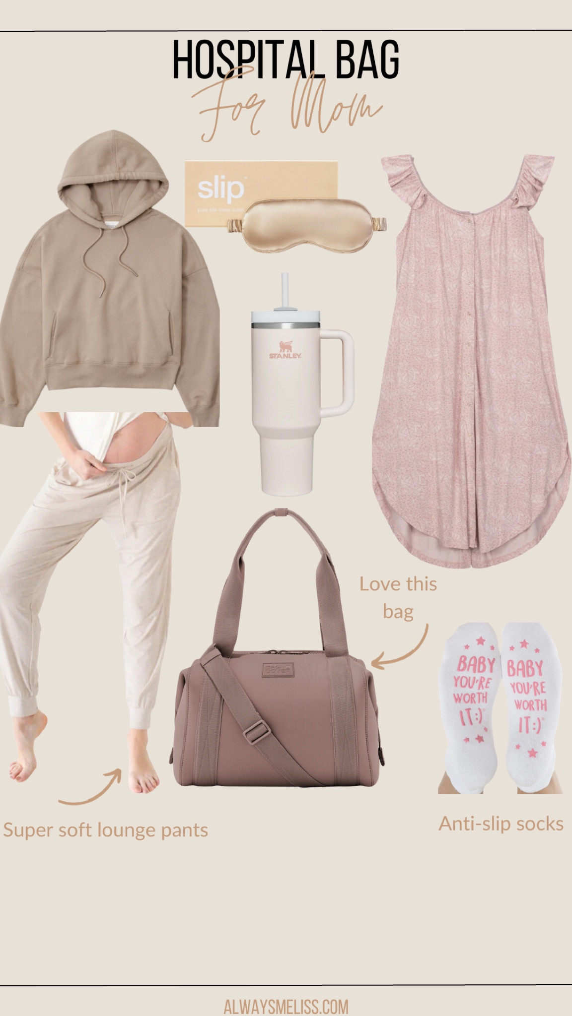 It’s about that time.. I’m packing my hospital bag! Here are some of the items I’m packing. I love the Dagne Dover bags. I am packing all things comfy and cozy for my stay like the lounge pants and hoodie.

Hospital bag for Her
Postpartum 
Packing for delivery 

#LTKbaby #LTKfamily #LTKbump