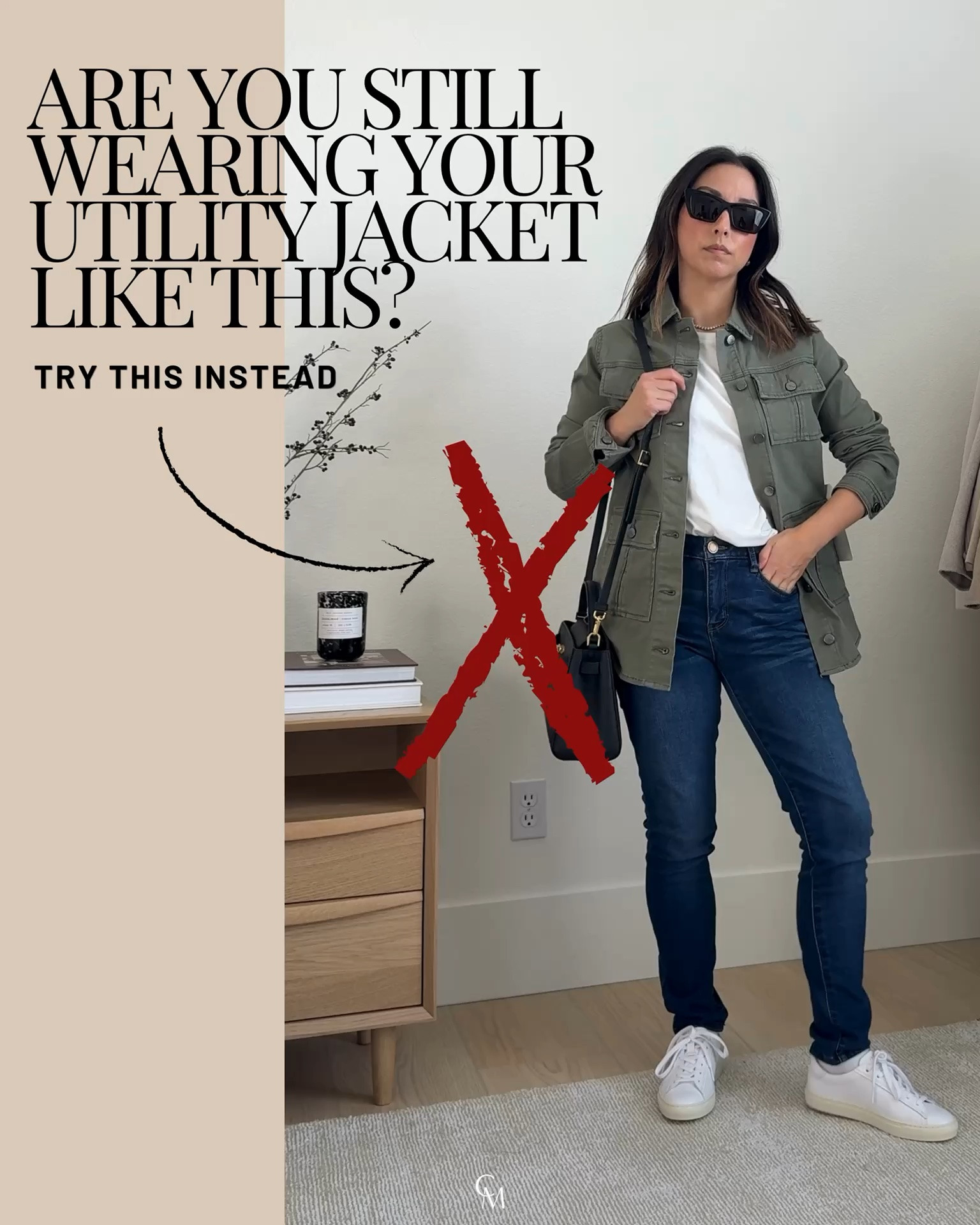 If your utility jacket feels a little too fitted or dated, try a roomier barn jacket instead. Same easy layer, but the proportions feel so much better.

Look 1:
Everlane cotton sweater xs
Alex Mill jacket small - old, linked similar
Citizens of Humanity Miro jeans 24 - cut hems
Dolce Vita Sneakers 6 - old, linked updated version
Liffner shoulder bag - sold out, linked similar
Celine sunglasses

Look 2:
Alex Mill jacket xs 
Kule tee medium - old, linked similar
Levi’s Rib Cage Ankle jeans 25 
The Row tote small - old, linked similar
Loeffler Randall flats 5
Celine sunglasses 
Electric Picks earrings 
Dorsey James necklace 15"

Look 3:
Everlane tee medium
Barbour jacket US8 - old
Everlane barrel sweats small
Adidas samba 4 mens
Liffner shoulder bag
Polo Ralph Lauren hat

Look 4:
Zara jacket xs - old, linked similar
Madewell tee xs - old, linked similar
AGOLDE Valen jeans 24 - cut hems, wash is old 
Madewell socks - old 
Dolce Vita Sneakers 6 - run small, linked updated version 
Liffner Hobo Pillow bag - linked similar
Celine sunglasses 
Quince earrings 
Dorsey James necklace 15"

Look 5:
Fabrique jacket petite xs 
Everlane box cut tee medium
AGOLDE jeans 25, cut hems 
Dolce Vita sneakers 6, runs small 
Liffner shoulder bag
Celine sunglasses

Look 6:
Madewell cropped tee small - but go tts on this one! 
AGOLDE Valen jeans 24 - cut hems, wash is old
Alex Mill cropped wax jacket xs 
Madewell ballet flats 5.5 - old, linked similar
Liffner Sprout large tote 
Celine sunglasses 
Quince earrings 
Dorsey James necklace 15"

#LTKmomlife #LTKPetite #LTKOver40