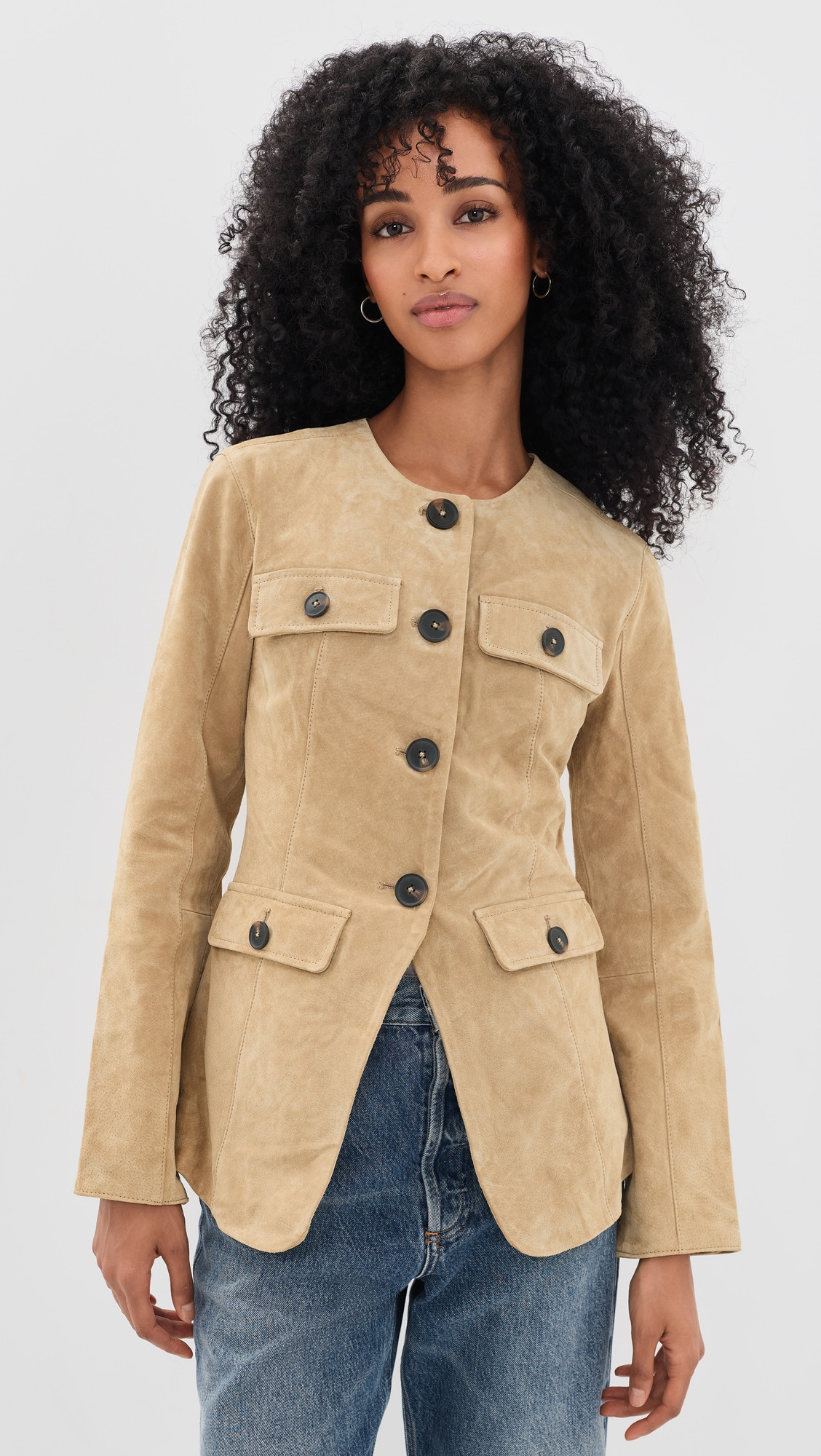 BLANKNYC Cinnamon Crunch Suede Blazer Cinnamon Crunch S | Shopbop