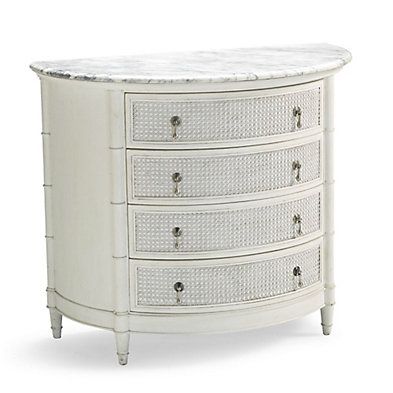 Marion Demilune 4-Drawer Chest | Frontgate
