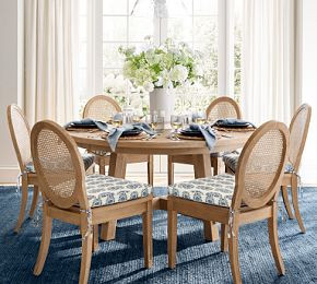 Toscana Round Extending Dining Table (54"-78") | Pottery Barn (US)