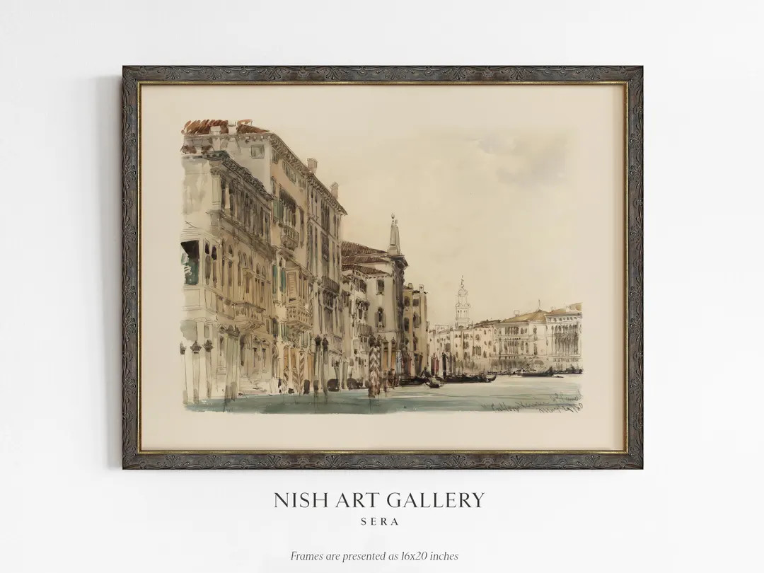 Framed Art Print, Framed Landscape Painting Art Print, Landscape Wall Art, Framed Vintage Art, Vi... | Etsy (US)