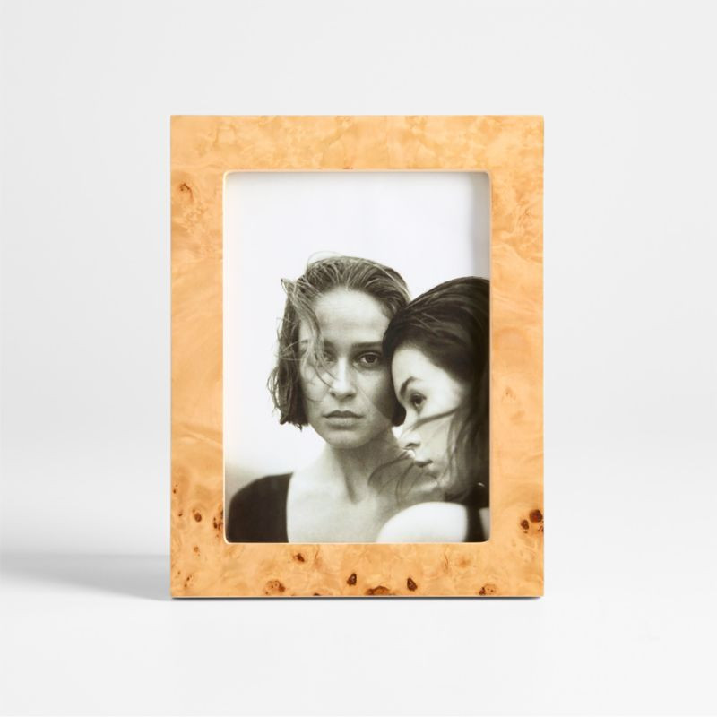 Burlwood 5x7 Picture Frame | Crate & Barrel | Crate & Barrel