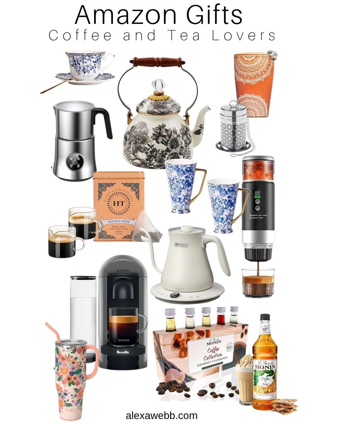 Amazon Gift Guides 2025 - Coffee and Tea Lovers - A round-up of gifts guides from Amazon Prime! Great for starting holiday shopping early. Or simply treat yourself! Alexa Webb #plussize

#LTKMidsize #LTKGiftGuide #LTKPlusSize