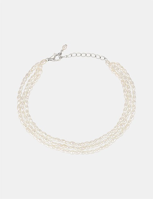 Saint Valentine Sandrine Triple Strand Pearl Bracelet | David Jones | David Jones (Australia & New Zealand)