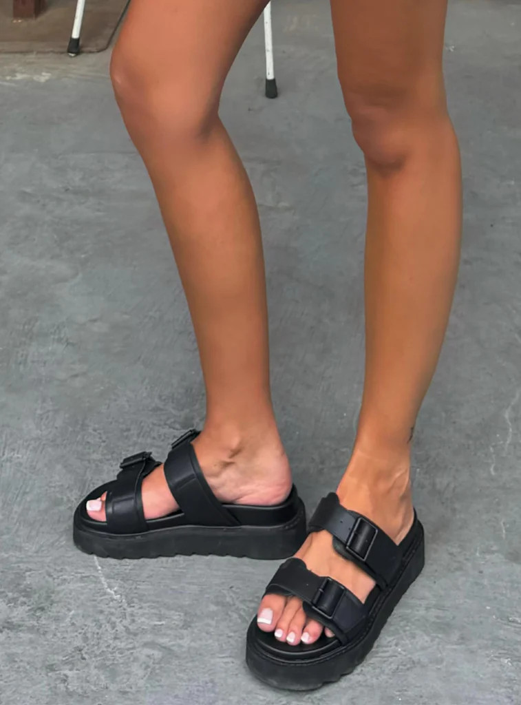 Ma Belle Sandals Black | Princess Polly US