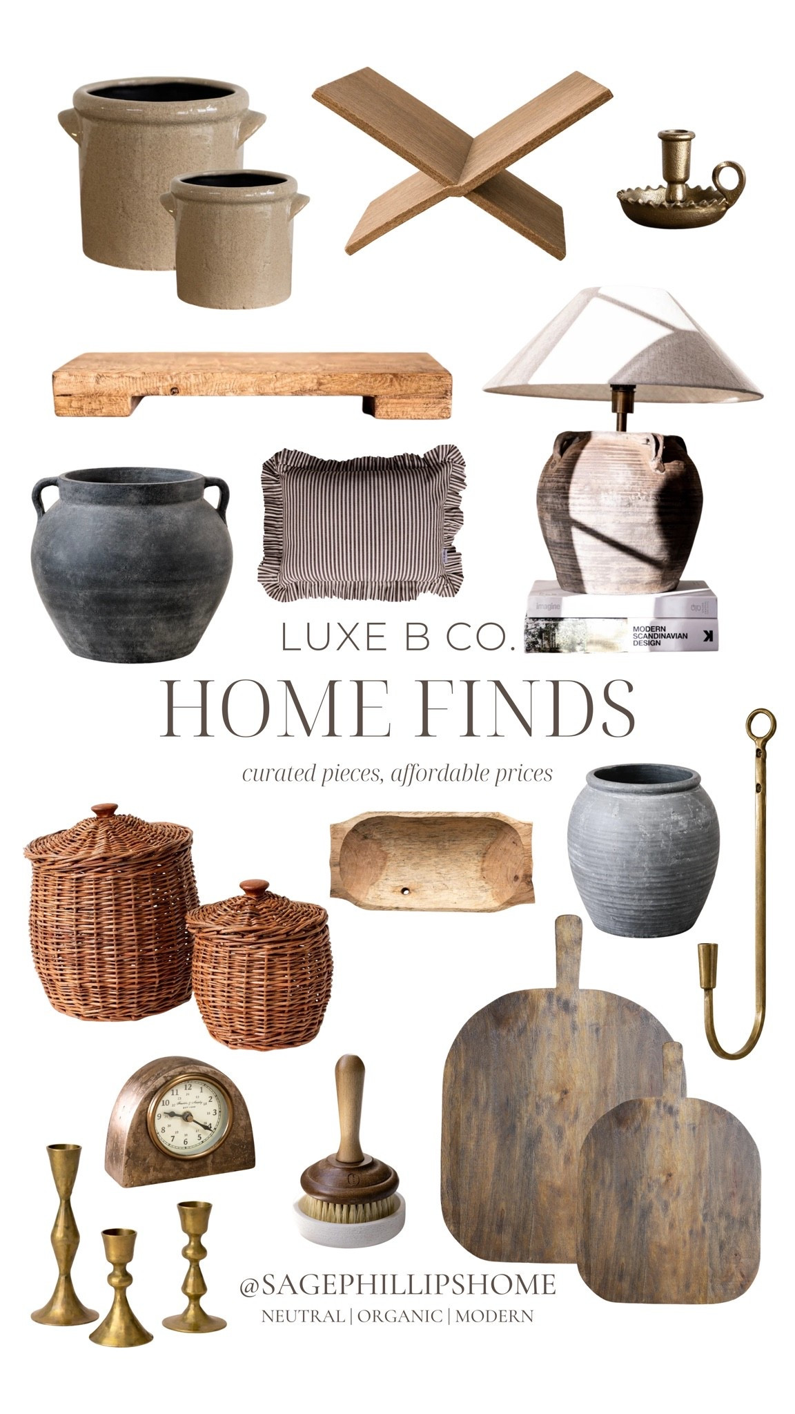 One of my fave stores for finding curated, vintage-inspired pieces that make a home feel collected. 🤎

Luxe B Co. always has the best mix of warm woods, aged brass, woven textures + unique little details that add so much character. Here’s my faves!

#LTKsale #LTKhome #LTKfall