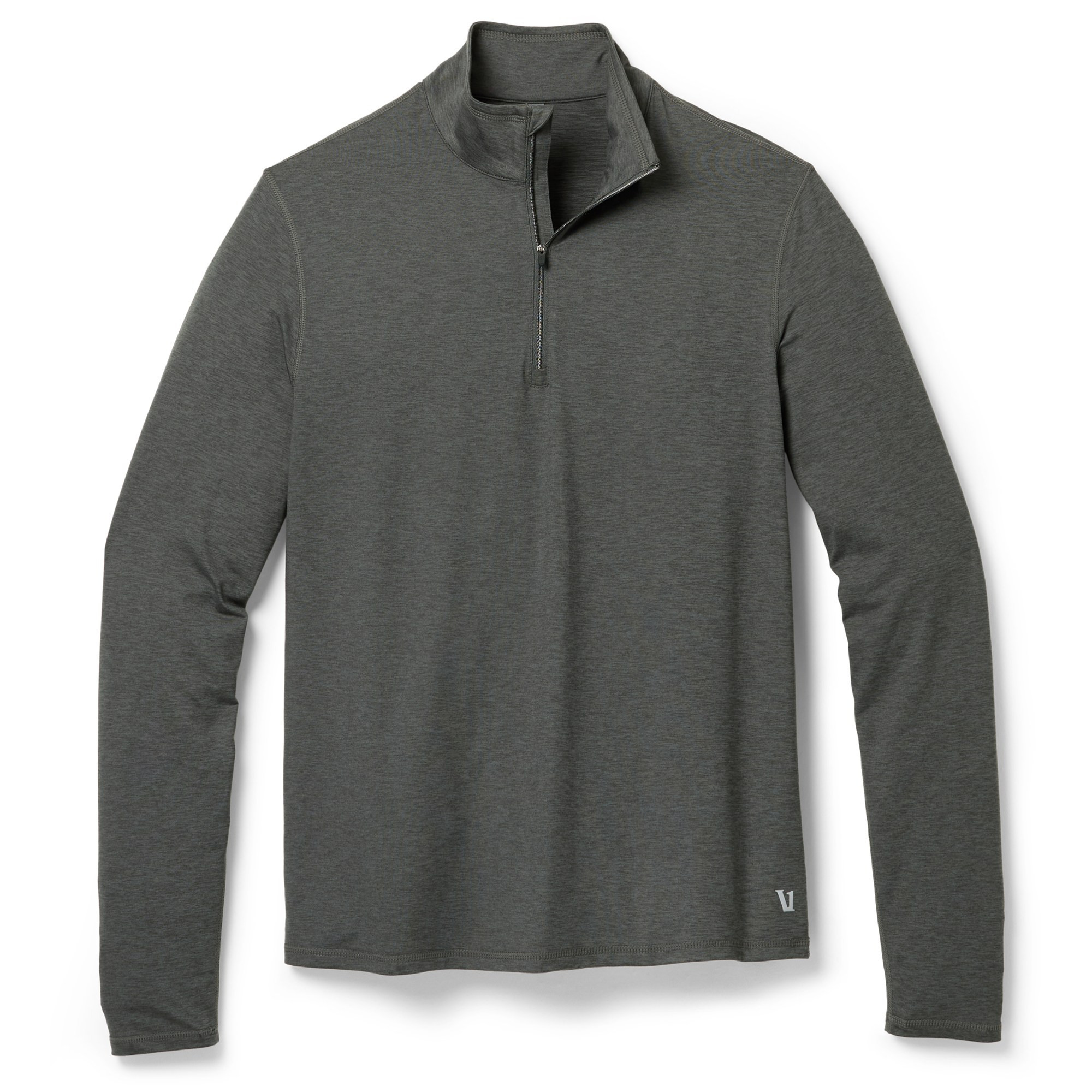 Vuori Men's Ease Performance Half-Zip 2.0 Pullover Gray M | REI