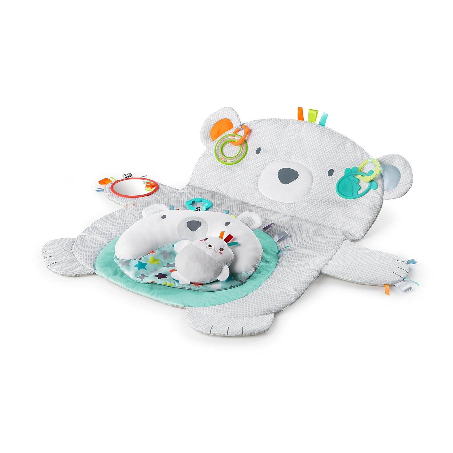 Bright Starts Tummy Time Prop & Play Activity Mat - Polar Bear, Ages Newborn +, 1 Count (Pack of ... | Amazon (US)
