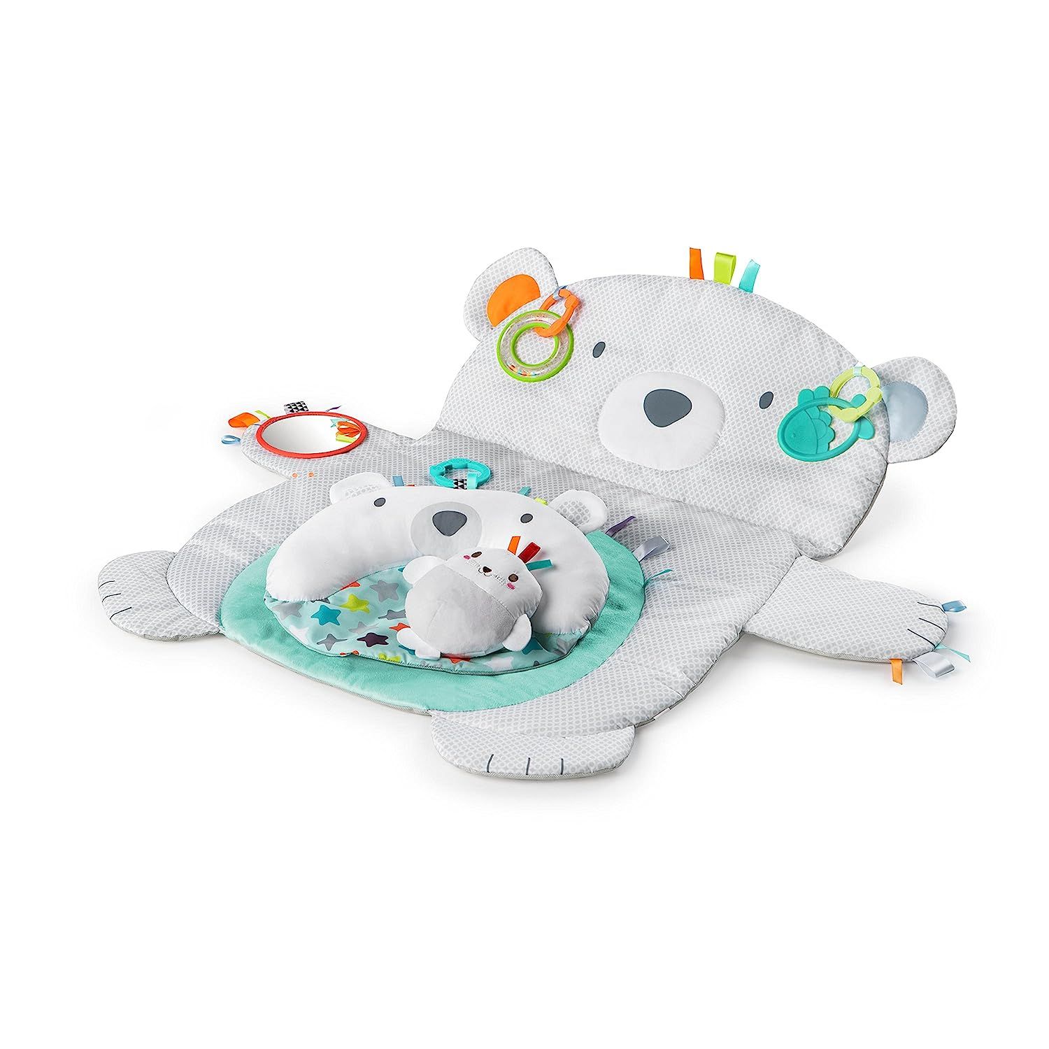 Bright Starts Tummy Time Prop & Play Baby Activity Mat with Support Pillow & Taggies - Unicorn 36... | Amazon (US)