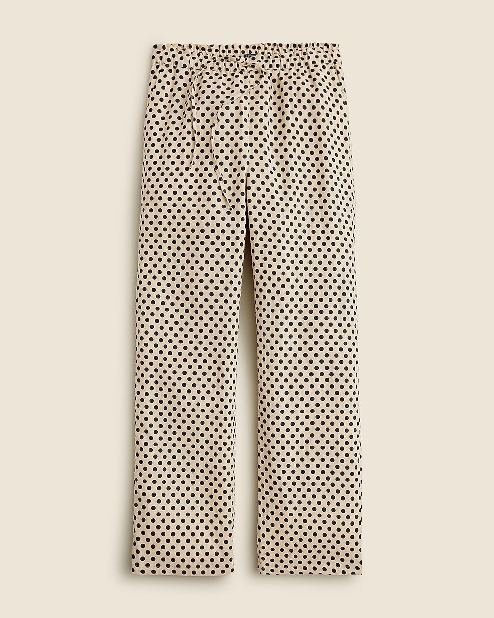 Soleil pant in dot linen | J. Crew US