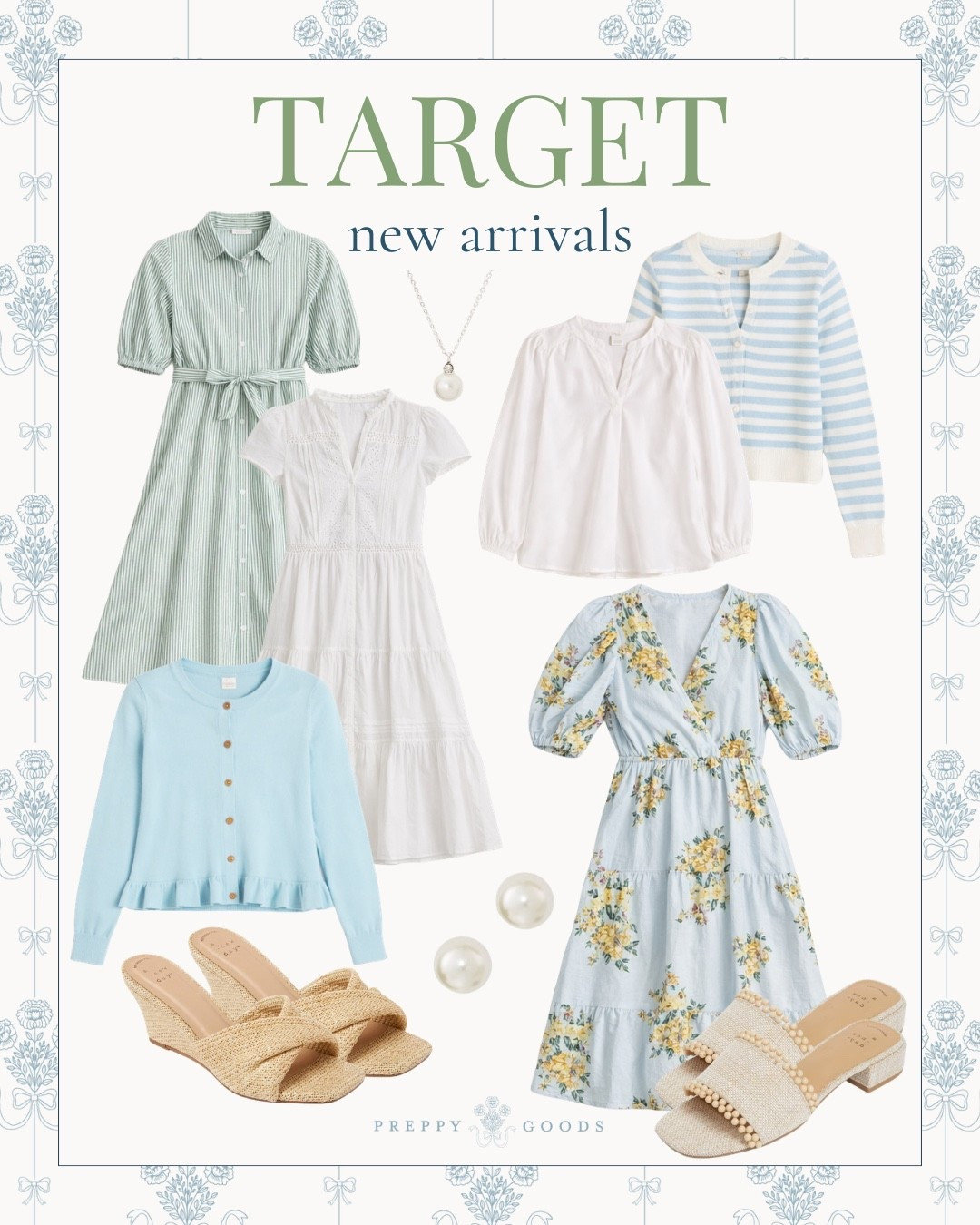 Target new arrivals are here and they’re so good! Simple everyday pieces that are perfect for transitioning into spring. I especially love the floral dress and blue cardigan!

#LTKSeasonal
