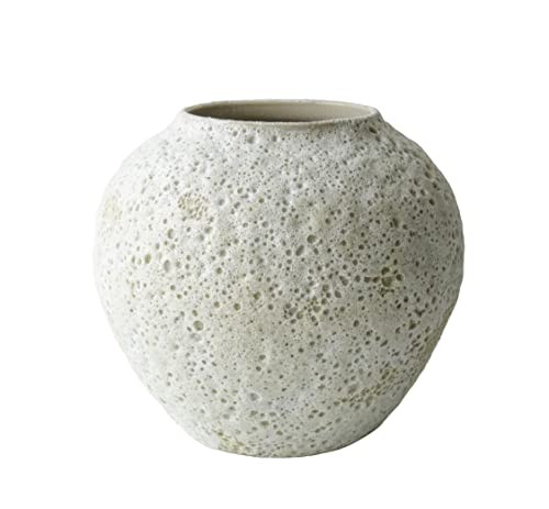 White Ceramic Vase Flower Vase, Big Textured Vase for Centerpieces, Kitchen, Living Room, Bedroom... | Amazon (US)