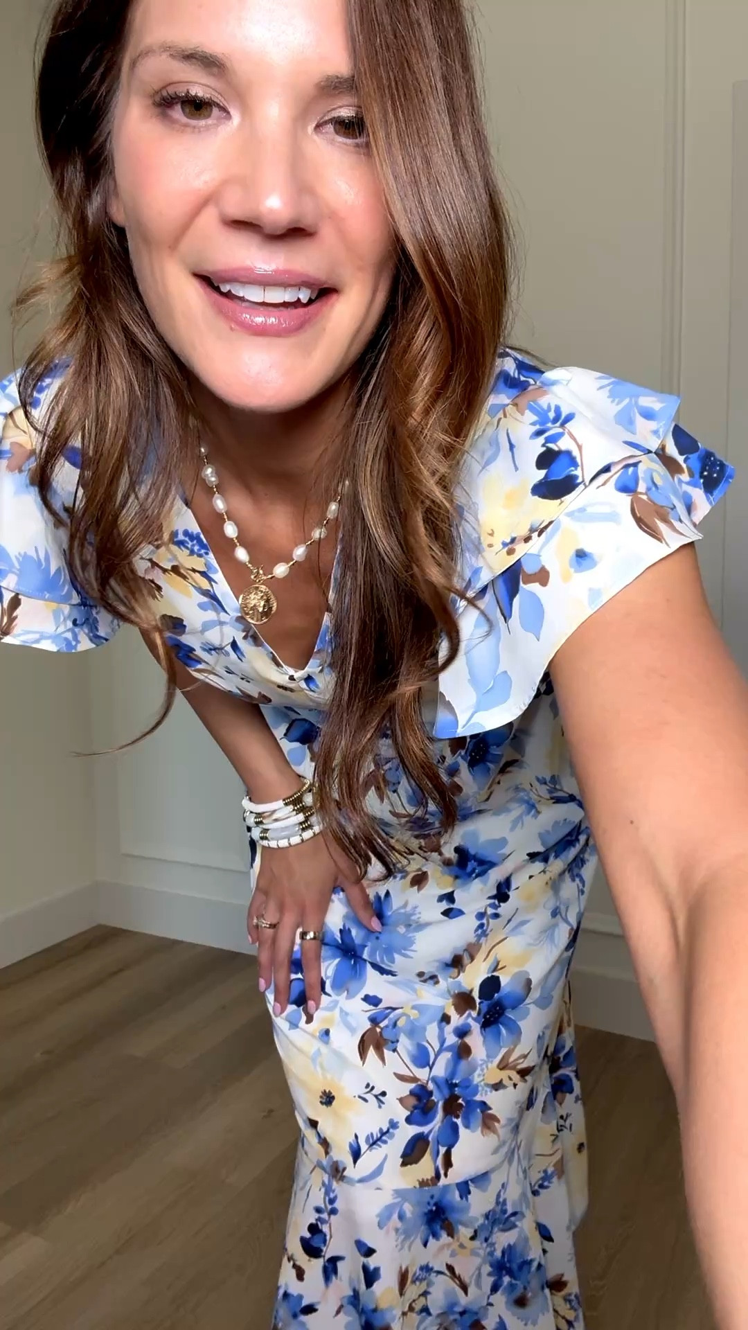 This dress is so beautiful, I love the floral print and the flowy fit. It is such a perfect option for spring and summer events, and it feels so flattering on.
Dress - size M, runs TTS
Tall girl outfits, Floral maxi dress, Spring summer dress, Wedding guest dress, Amazon tall girl clothing, 6 foot style, Feminine outfit ideas, Flowy dresses, Special occasion dress, Vacation outfit ideas, Pretty dresses, Stang and Co

#LTKTall #LTKMothersDay #LTKSeasonal