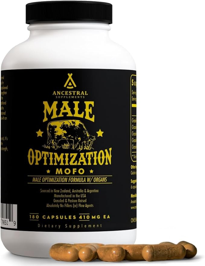 Ancestral Supplements Mofo, Supplements for Men, Support for Energy Levels and Overall Men's Heal... | Amazon (US)