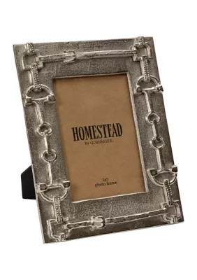 Godinger 5'' x 7'' Silver Horse Bridle Bit Photo Frame | Belk