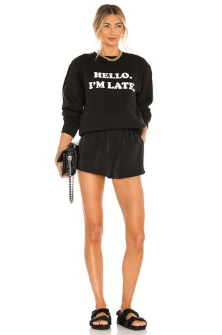 Hello I'm Late Sweatshirt
                    
                    DEPARTURE | Revolve Clothing (Global)