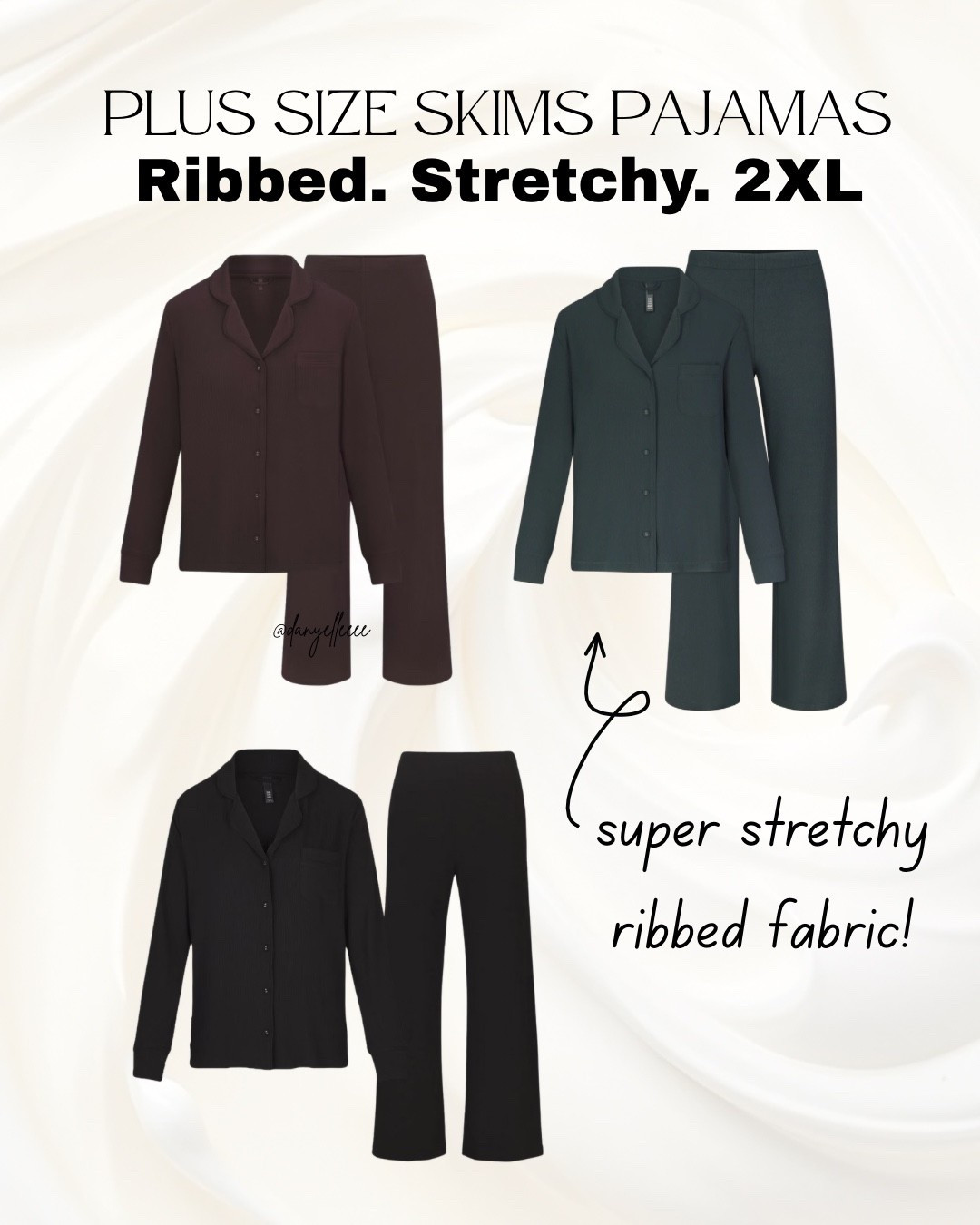 the comfiest plus size pajamas 🤍 these sell out often (then get restocked) but I’m adding multiple stores you can find them at! + they’re on sale right now for Black Friday and cyber Monday 

True 2XL sizing, super stretchy ribbed fabric, and the perfect matching set for cozy nights in. These are my winter go to!

#LTKSaleAlert #LTKPlusSize #LTKOver40

#LTKHoliday #LTKPlusSize #LTKCyberWeek