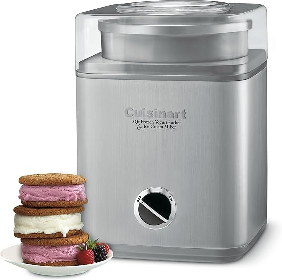 Cuisinart Ice Cream Maker Machine, 2-Quart Ice Cream, Sorbet and Frozen Yogurt Machine, Fully Aut... | Amazon (US)