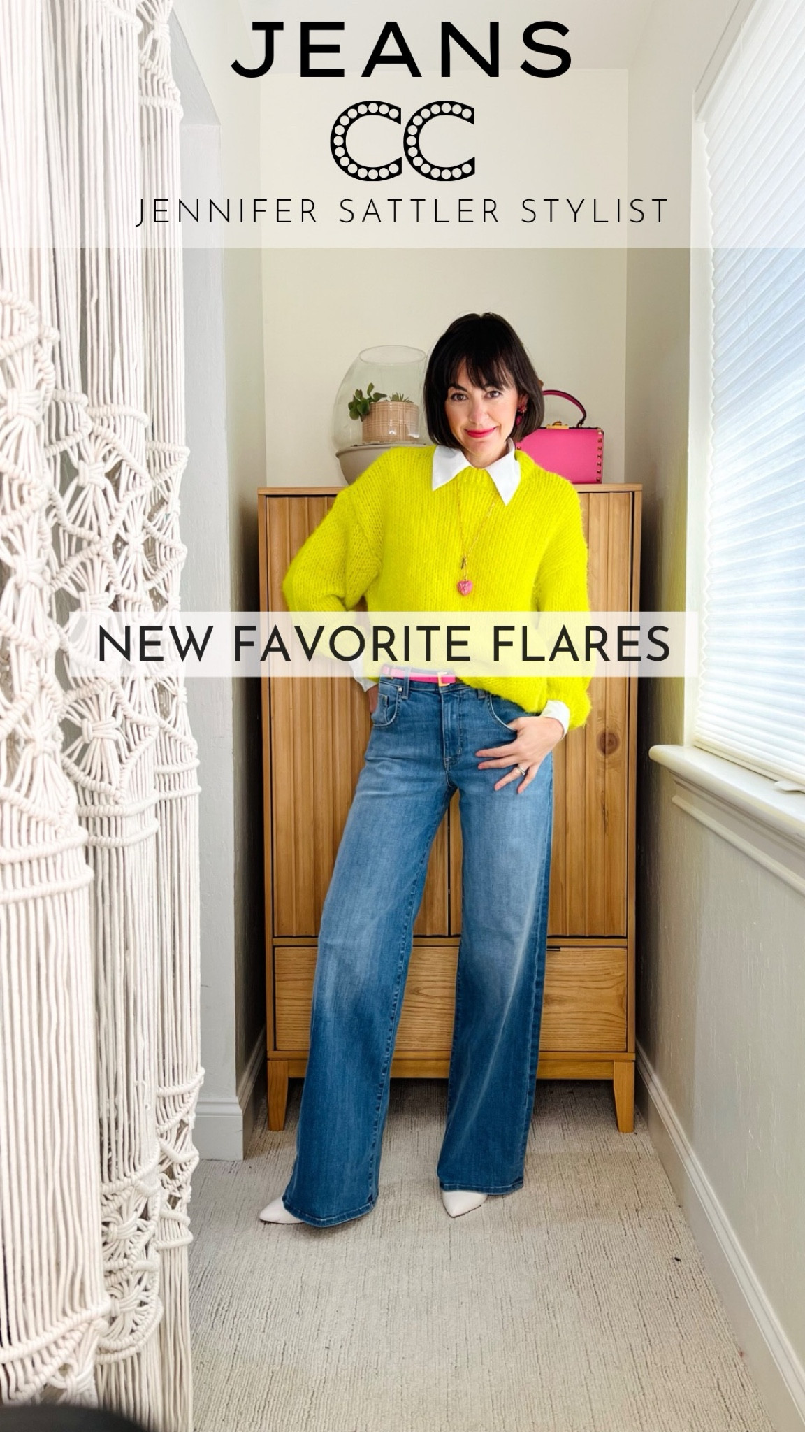 Haute Mama Look of the Day
With my new favorite flare jeans from Fidelity. SIZE DOWN. Style with block heel boots now and sandals later. This light blue wash looks great with your favorite white top or pretty spring colors. My sweater is 60% . Check out my. 💓 jewelry and cool buttonup perfect for layering from 2 small East Coast brands this CA girl  found for you