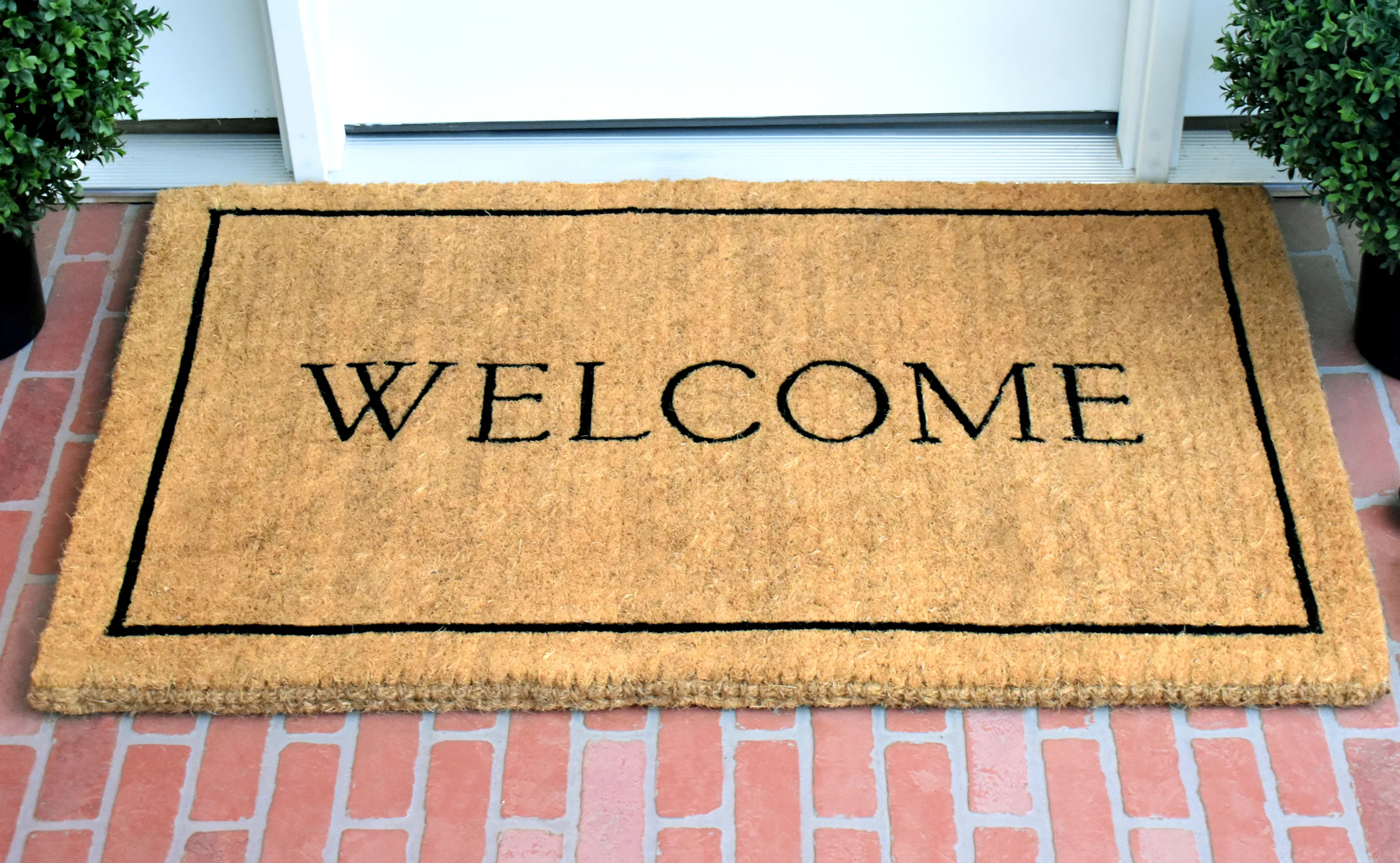 Peyton Welcome Outdoor Door Mat | Wayfair North America