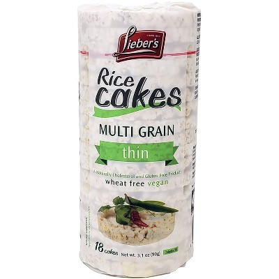 Lieber's Multi Grain Rice Cakes - 3.1oz | Target