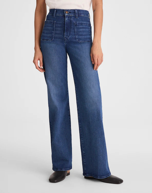 The Emmy Wide-Leg Jean in Super Stretch Denim | Madewell