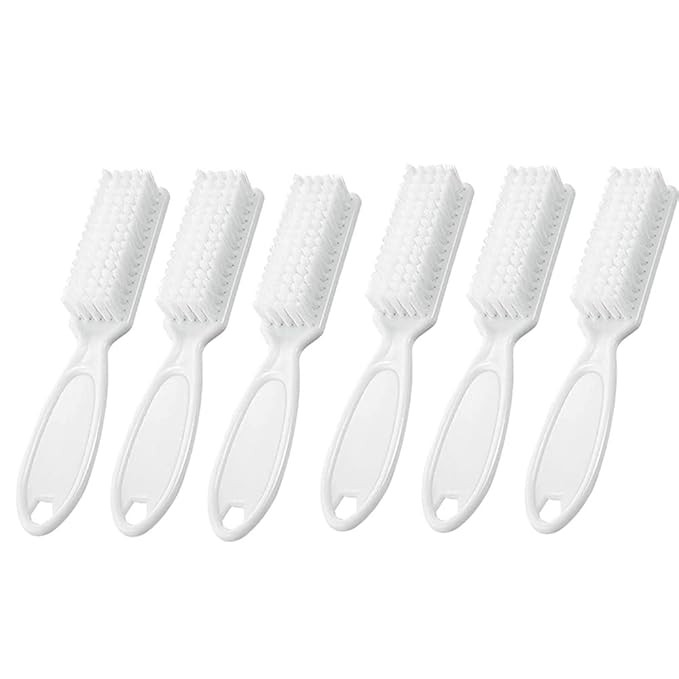 6Pcs Handle Grip Nail Brush, Hand Fingernail Cleaner Brush Manicure Tools Scrub Cleaning Brushes ... | Amazon (US)