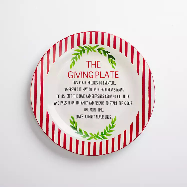 New! Christmas Giving Plate | Kirkland's Home